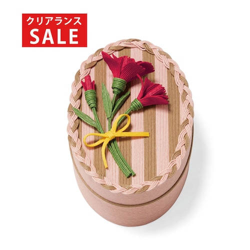 【クリアランス】【1回のみお届け】[カーネーション] クラフトテープで作るお花の小箱手作りキット