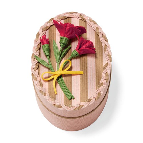 【クリアランス】【1回のみお届け】[カーネーション] クラフトテープで作るお花の小箱手作りキット