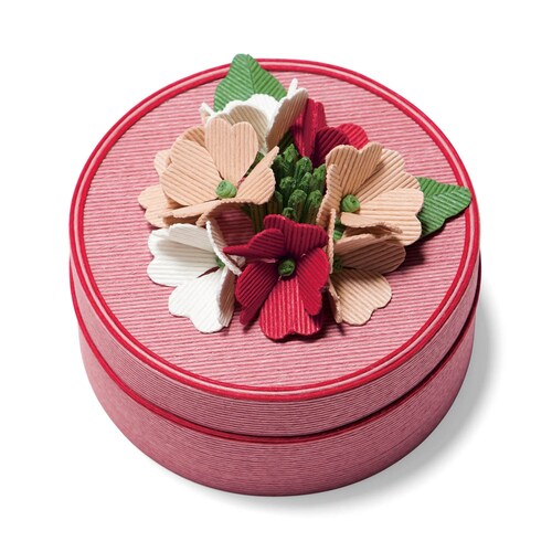 【クリアランス】【1回のみお届け】[バーベナ] クラフトテープで作るお花の小箱手作りキット