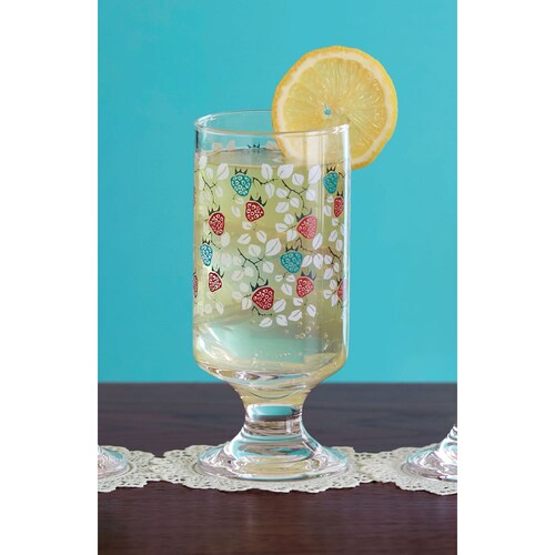 【クリアランス】【1回のみお届け】[いちご] 「竹久夢二」大正モダンあふれるレトロ調グラス