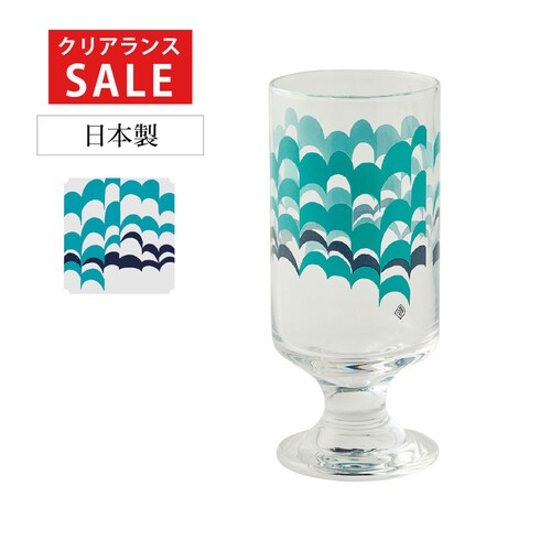 【クリアランス】【1回のみお届け】[波] 「竹久夢二」大正モダンあふれるレトロ調グラス