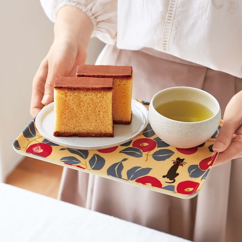 【クリアランス】【1回のみお届け】[つばきとねこ] 「竹久夢二」大正モダンあふれるレトロ調トレイ