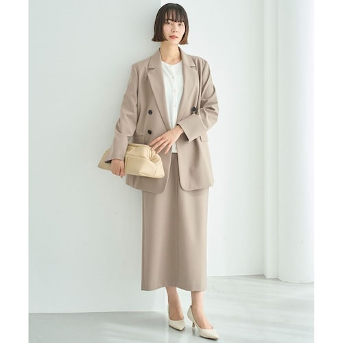 【UNFILO／アンフィーロ】ウールライク Iラインスカート