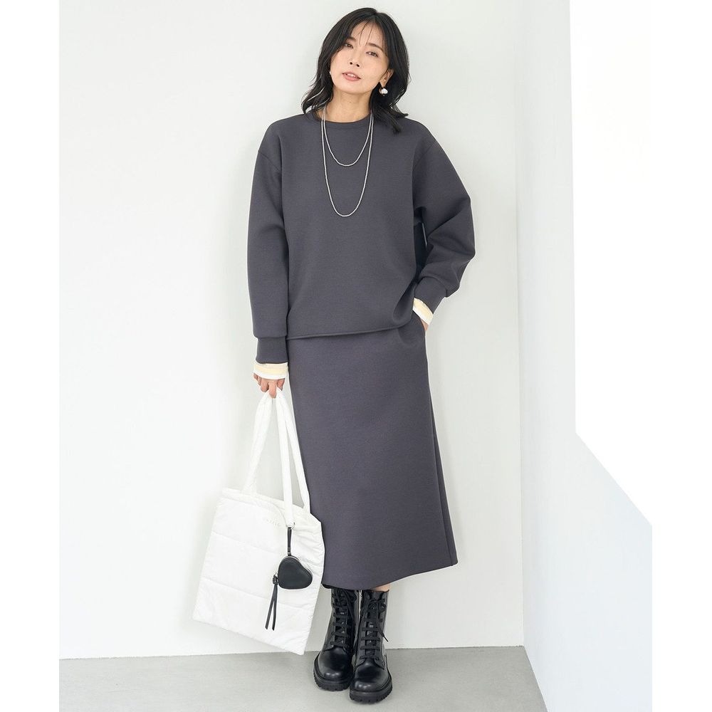 【オンワード樫山】【UNFILO/アンフィーロ】BEAUTY FORM JERSEY Iラインスカート 【オンワード樫山】【UNFILO/アンフィーロ】BEAUTY FORM JERSEY Iラインスカート
