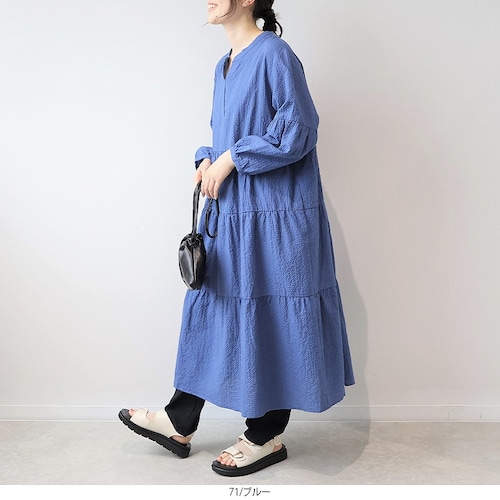 サッカーティアードワンピース 【大きいサイズ】