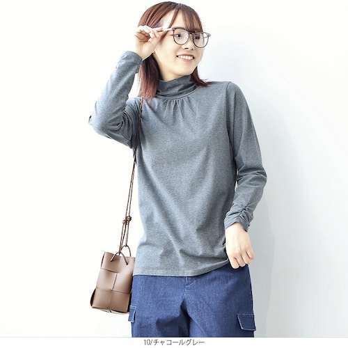 天竺タートルネック 【大きいサイズ】