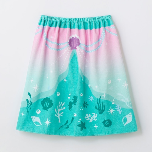 ドレス風デザインの巻きタオル(選べるキャラクター)