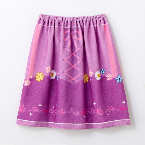 ドレス風デザインの巻きタオル(選べるキャラクター)