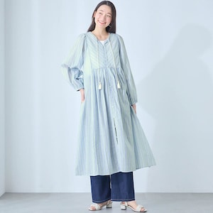 モデル身長171cm／M～L ※写真は撮影用のため着丈+6cmになります。