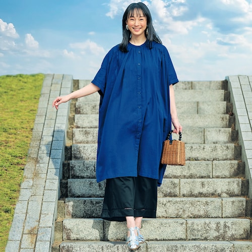 レース切替えコットンペチパンツ