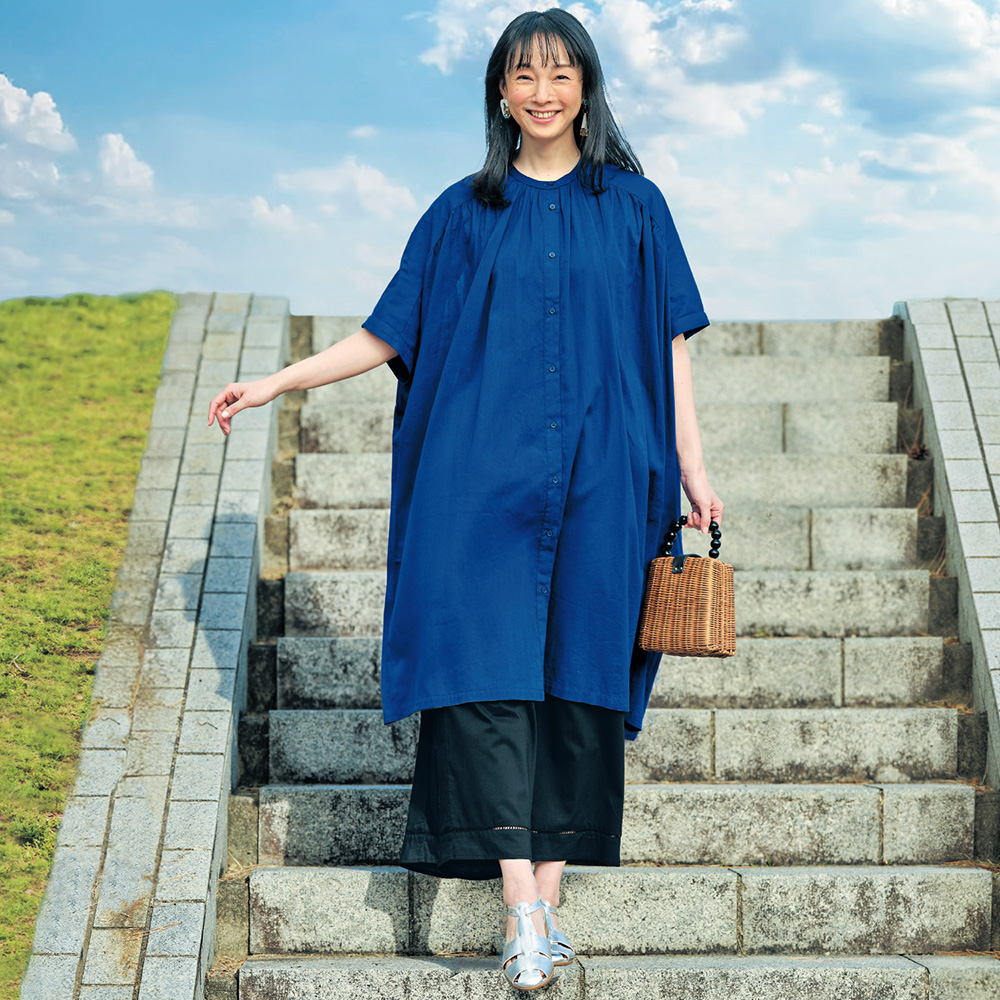 【ベルメゾン】レース切替えコットンペチパンツ