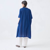 モデル身長166cm／M～L ※写真は撮影用のため総丈+5㎝になります。