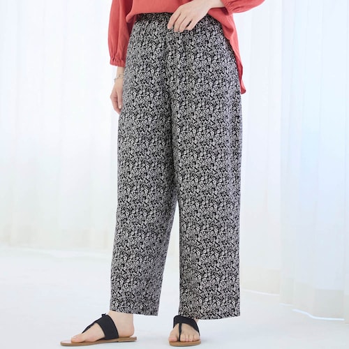 プリントコットンパンツ