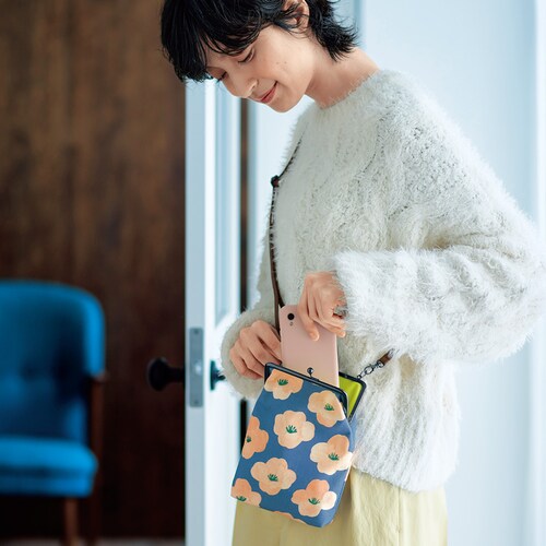 【定期お届け】 「totoganashi」お出かけがま口バッグ ：3回シリーズ