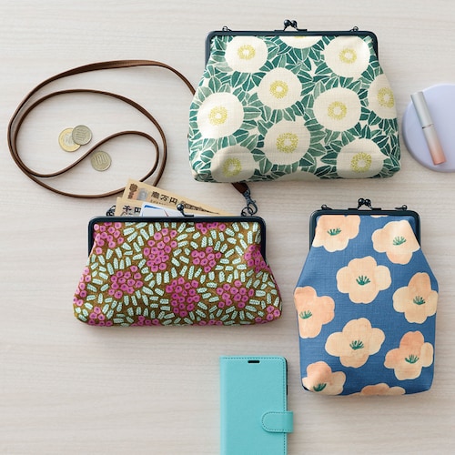 「totoganashi」お出かけがま口バッグ