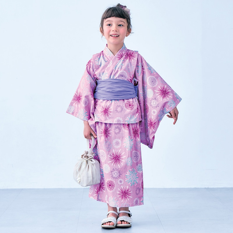 ラベンダー（花火）／モデル身長114cm・サイズ110～120