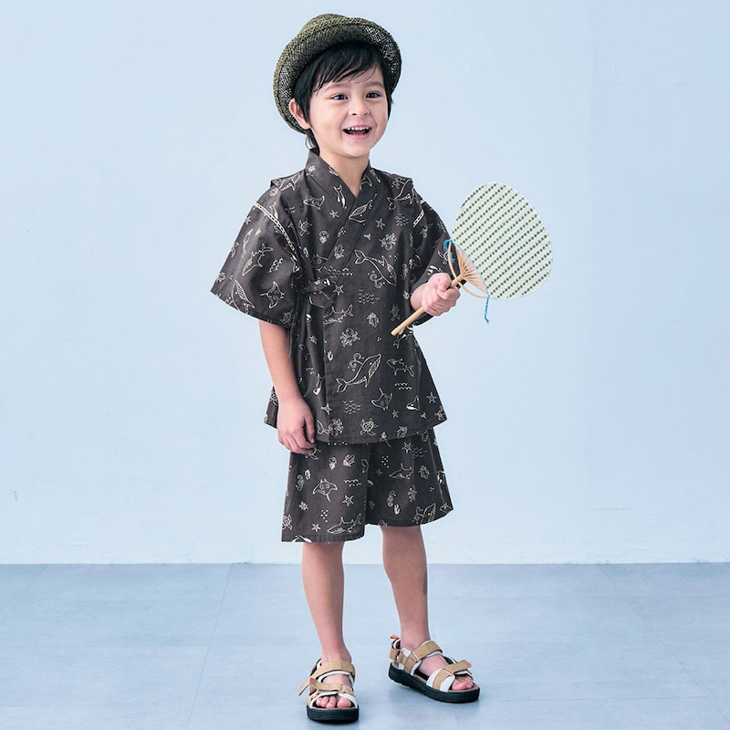 スミクロ（海の生き物）／モデル身長112cm・サイズ110～120