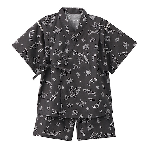 ひんやり快適接触冷感２WAY甚平 【子供服】