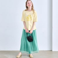 モデル身長168cm/M　レモン着用