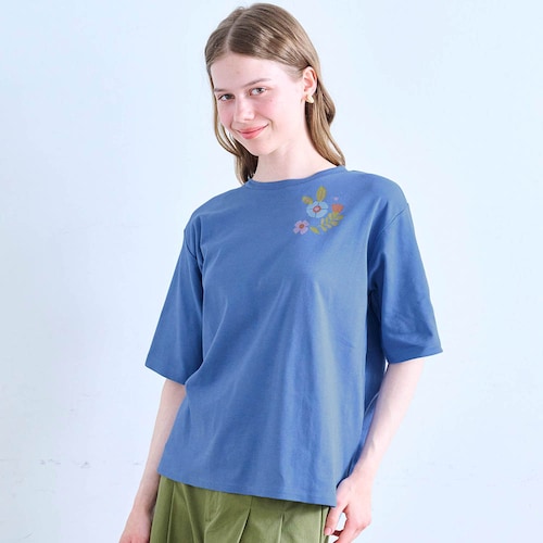 汗じみしにくい5分袖Tシャツ 「ミニラボ」