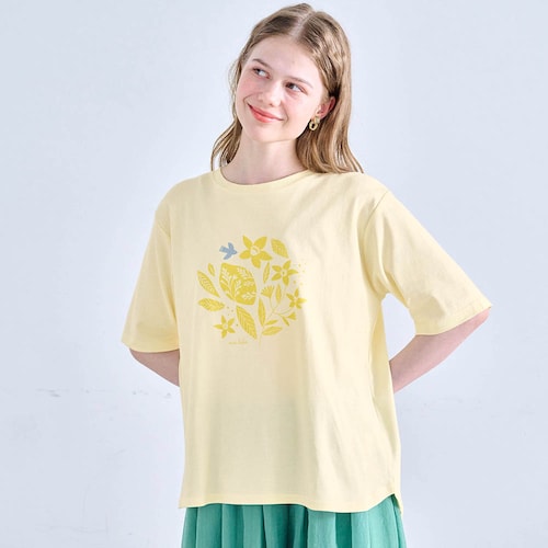 汗じみしにくい5分袖Tシャツ 「ミニラボ」