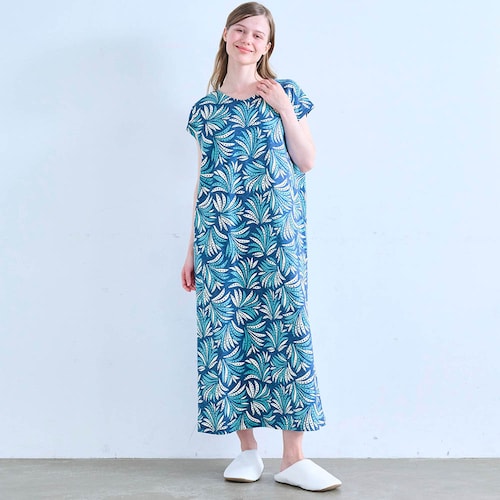 スラブ天竺のリラックスルームワンピース 「ミニラボ」