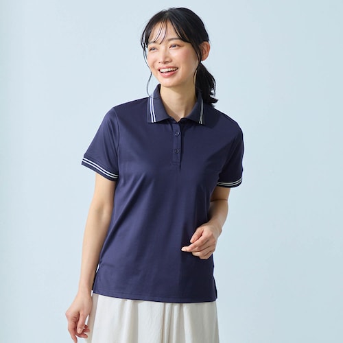 接触冷感スポーツポロシャツ