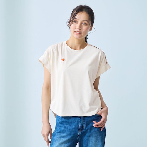 汗染み軽減フレンチスリーブシャツ