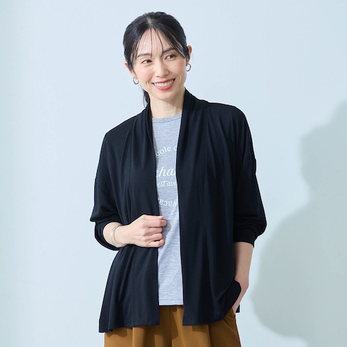 遮熱ガーゼ着流しカーディガン