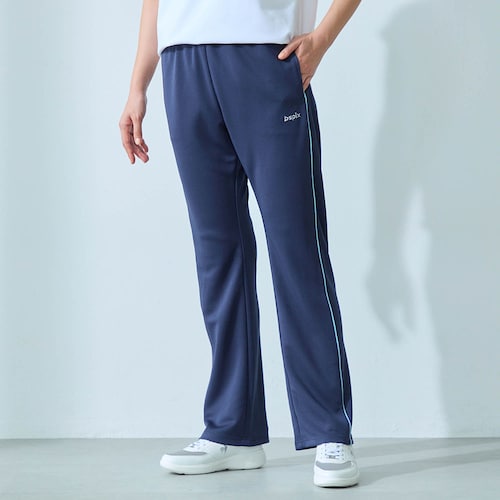 夏専用 裏メッシュストレートジャージパンツ