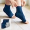 かかとツルツル靴下寝る時用２足組 【履くだけ簡単かかとケア】【1年中使える快適素材】