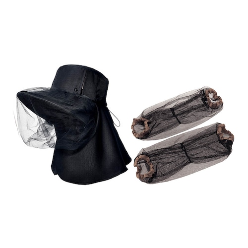 涼やか虫よけＵＶ帽子＆虫よけアームカバーセット