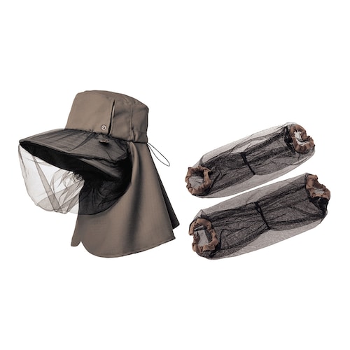 涼やか虫よけＵＶ帽子＆虫よけアームカバーセット
