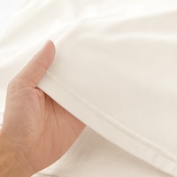 オフホワイトでも透けにくい