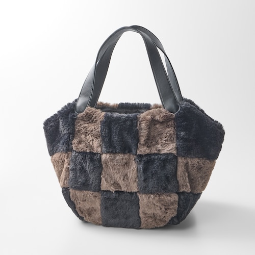 キルティングエコファーバッグ(2WAY)