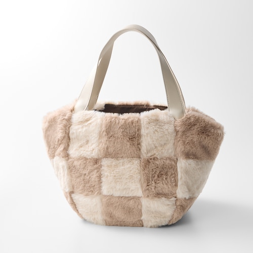 キルティングエコファーバッグ(2WAY)