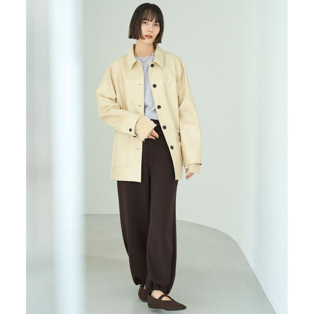 UNFILO／アンフィーロ】フェイクレザージャケット(オンワード樫山