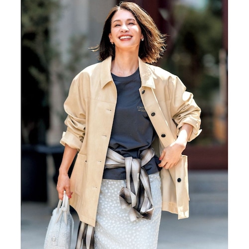 【UNFILO／アンフィーロ】フェイクレザージャケット