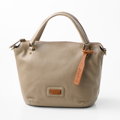 ソフトシュリンクレザー手提げバッグ(2WAY)