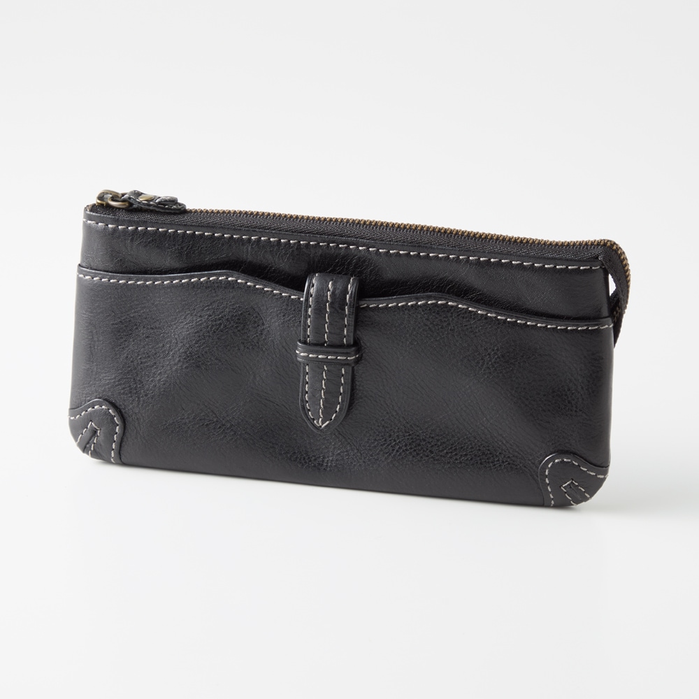 ベルトとステッチがアクセントの長財布(ダコタ/Dakota)｜通販の