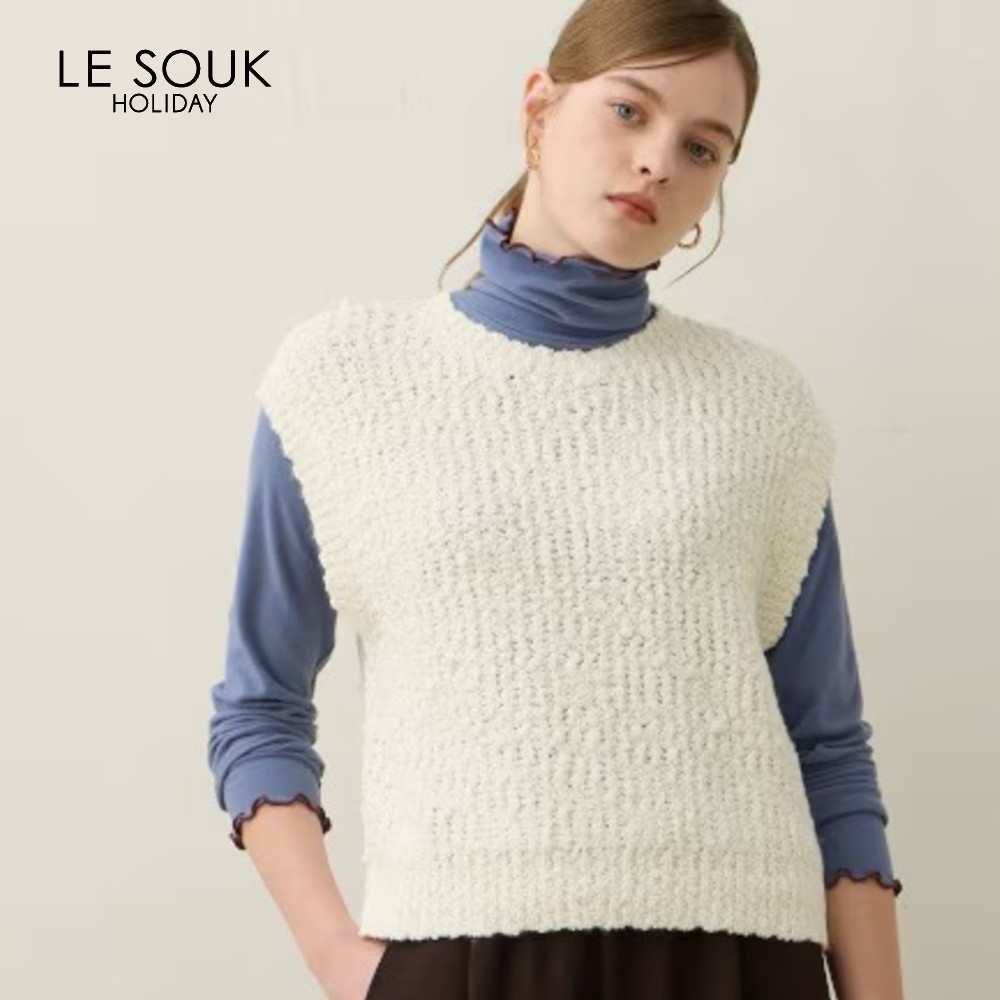 【ルスークホリデー/LE SOUK HOLIDAY】ブークレニットベスト