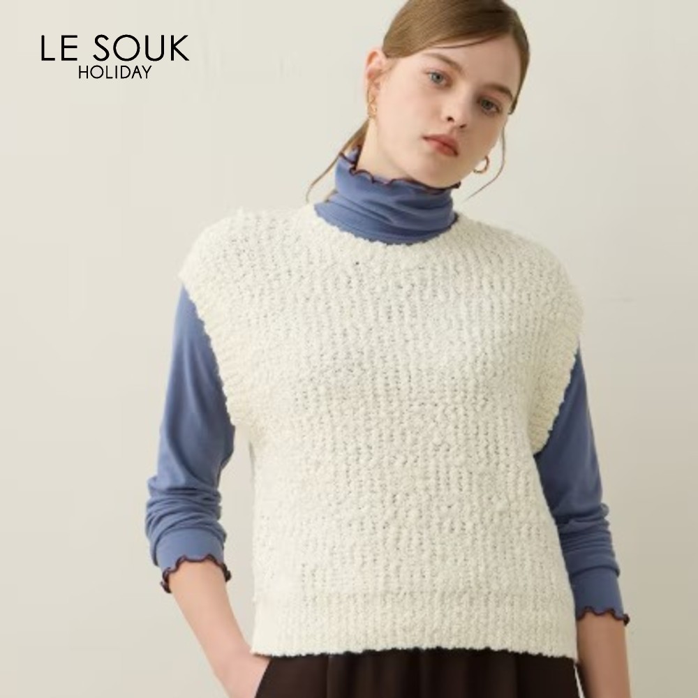 【ルスークホリデー/LE SOUK HOLIDAY】ブークレニットベスト
