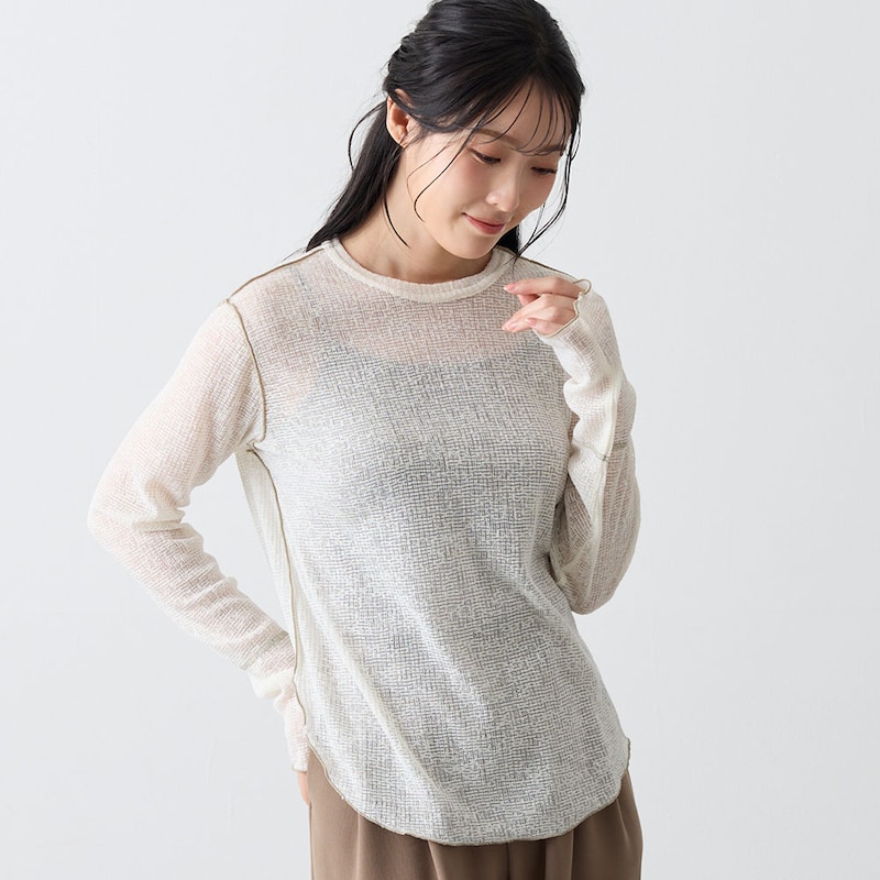 モデル身長167cm／Ｆ