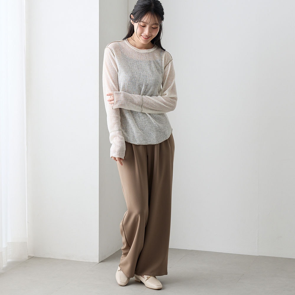 モデル身長167cm／Ｆ