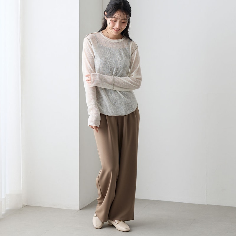 モデル身長167cm／Ｆ