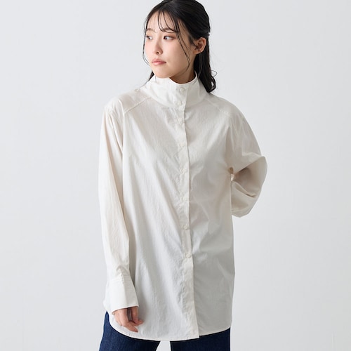 ハイネック前後2WAYシャツ