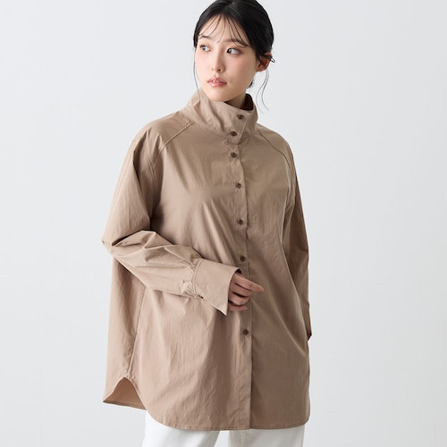 ハイネック前後2WAYシャツ