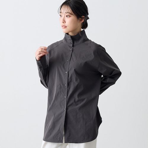 ハイネック前後2WAYシャツ