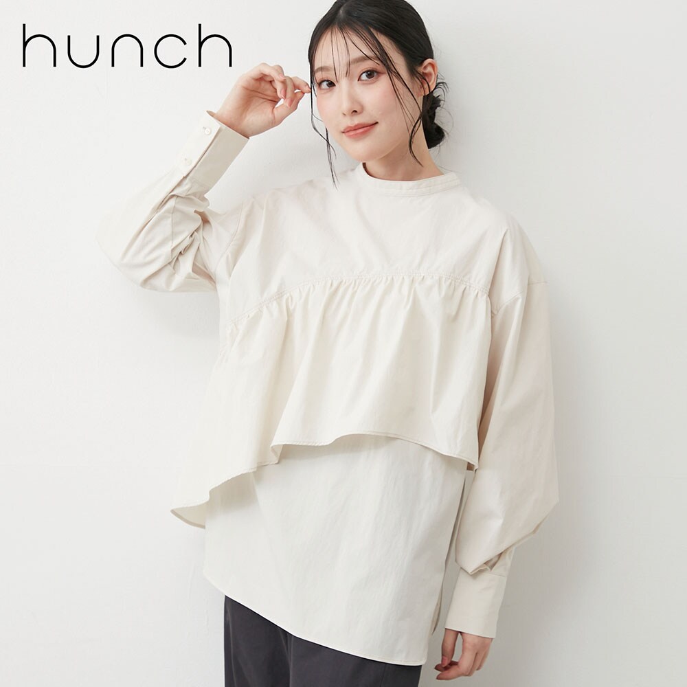 【ハンチ/hunch】フリルシャツ