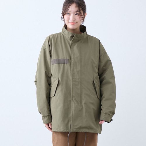 別々でも使えるショートミリタリーコート